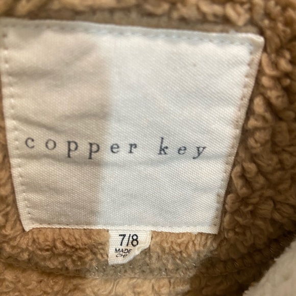 Copper Key kids fleece pullover size 7/8 - Picture 3 of 3